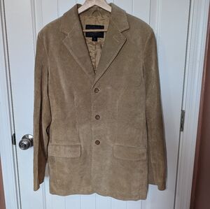 Vintage Express Men’s Suede Jacket Small Brown/Tan